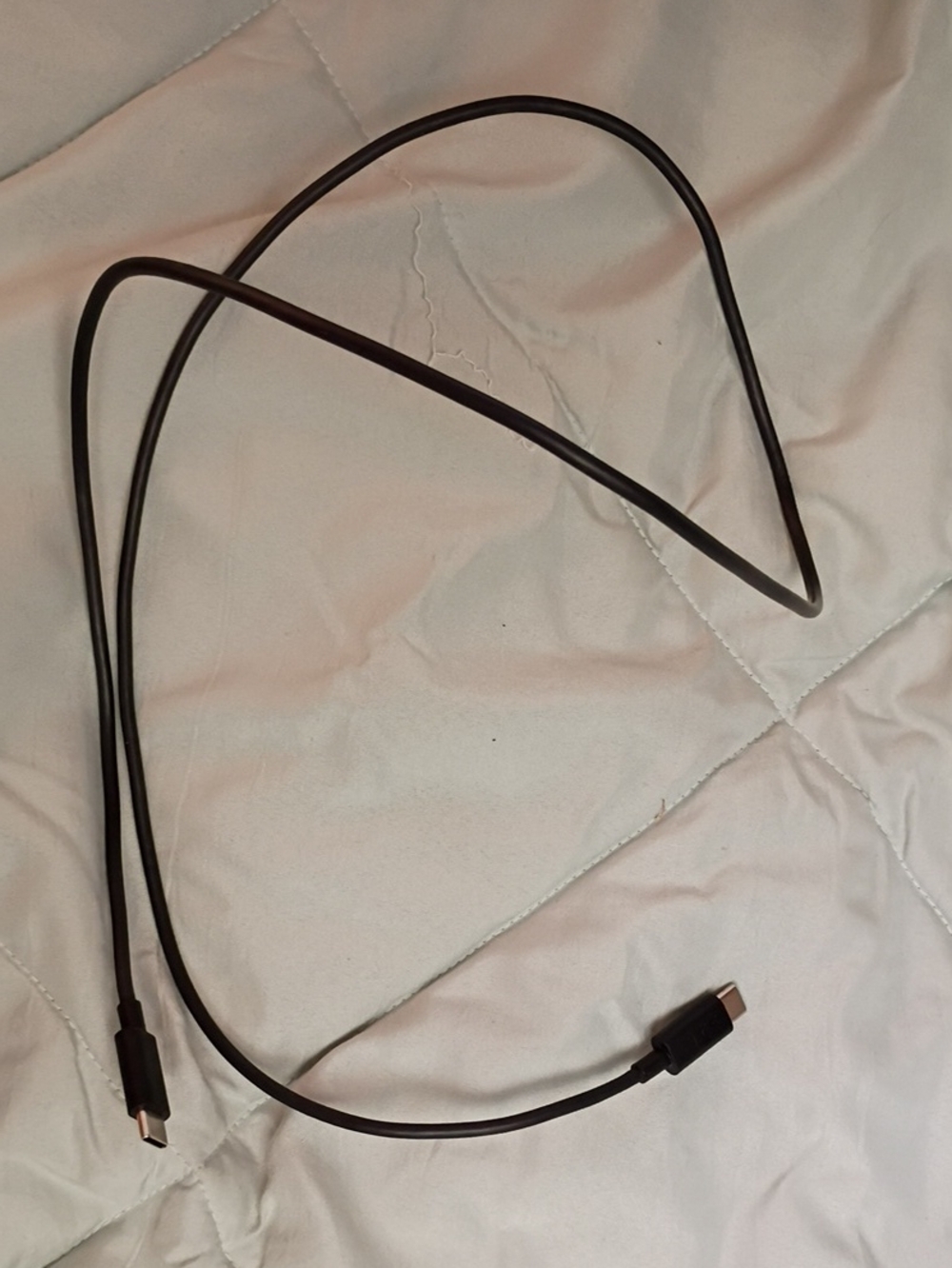 New USB-C to USB-C Charging Cable in Black